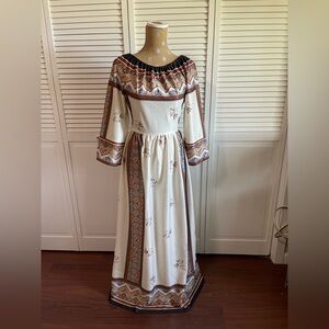 Vintage Krist Gudnason California cottagecore Boho Dress Like New Sz S